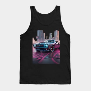 Dodge Challenger Cyberpunk Tank Top